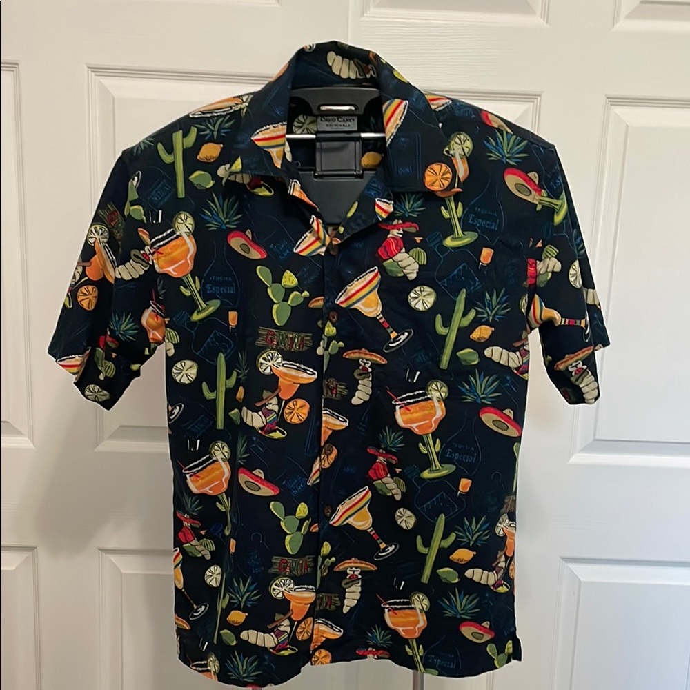David Carey Originals  Tequila Print Shirt